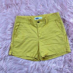 Yellow shorts